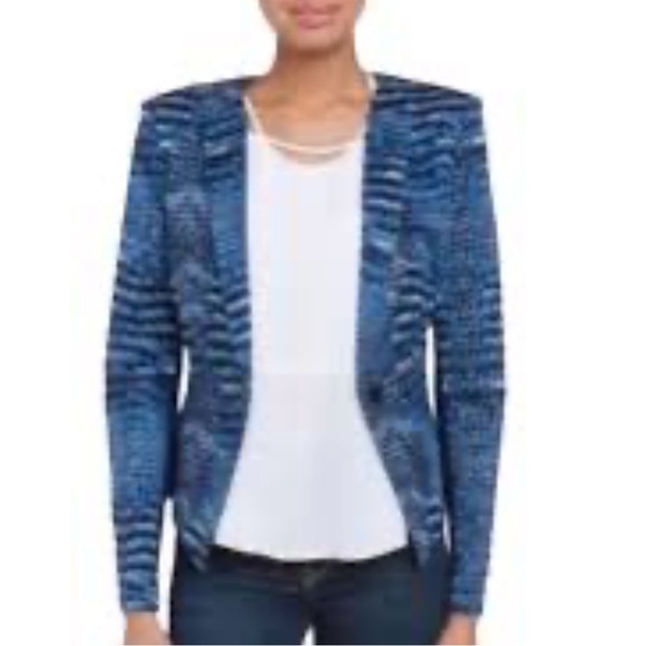 BCBG Maxazria Jordyn Blazer Blue - Picture 1 of 4